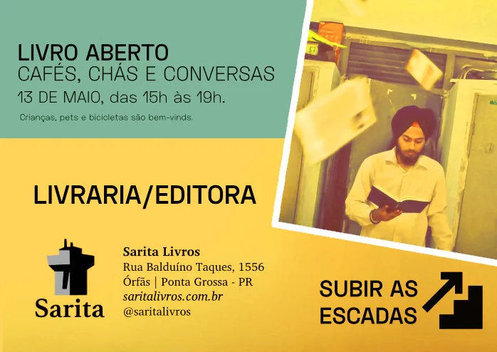 [Maio] Livro Aberto: café, chás e conversas